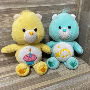 Care Bears Plush Duo - Yellow and Teal